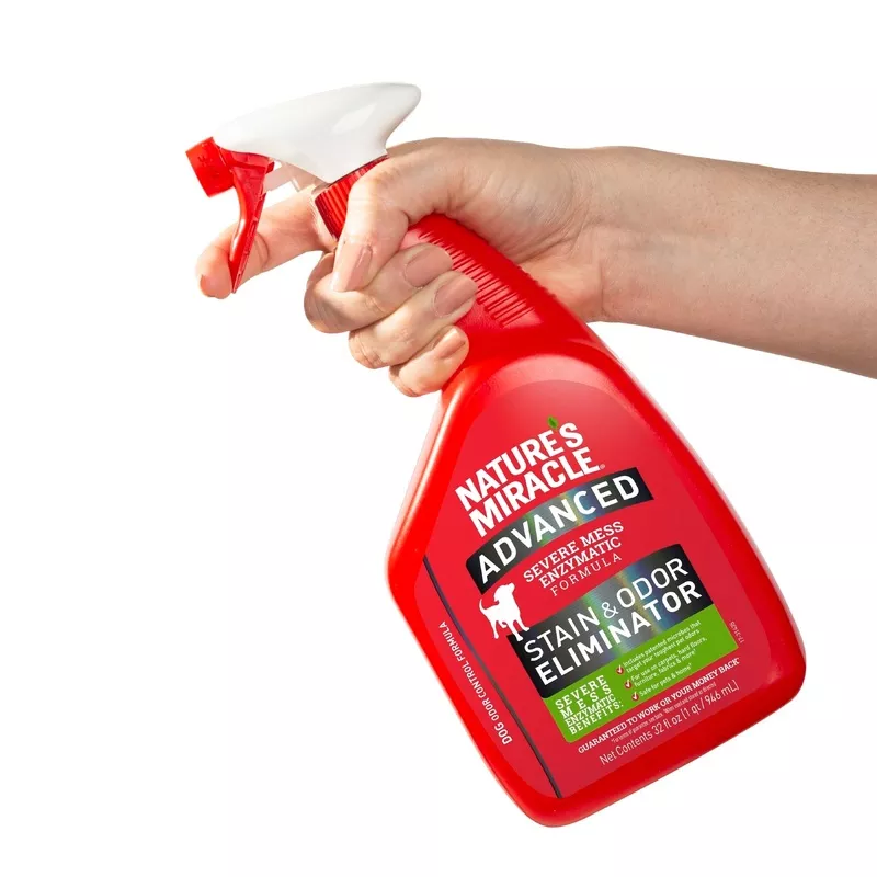 Nature’s Miracle Advanced Dog Stain & Odor Eliminator Spray, 32 oz