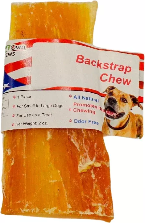 Nature'S Own Flat Backstrap Chew (Pack Of 24)