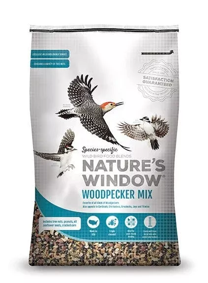 Nature’s Window Wild Bird Food 16 lb. Bag Woodpecker Mix