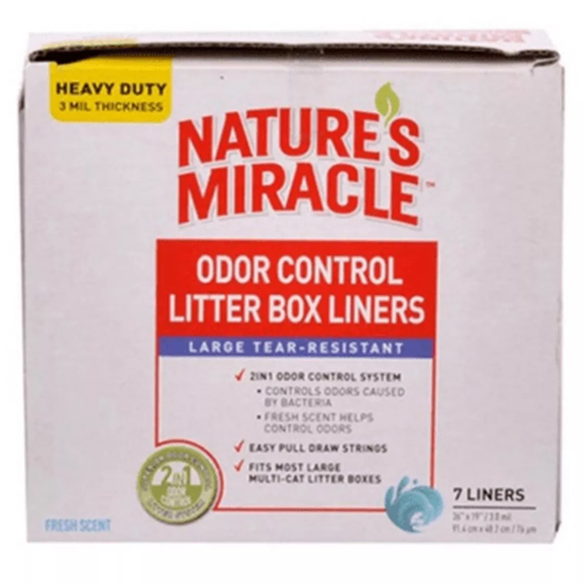 Natures Miracle Odour Control Litter Box Liners