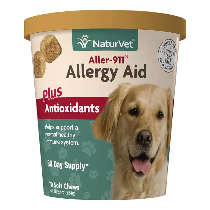 NaturVet Aller-911 Allergy Aid Soft Chews