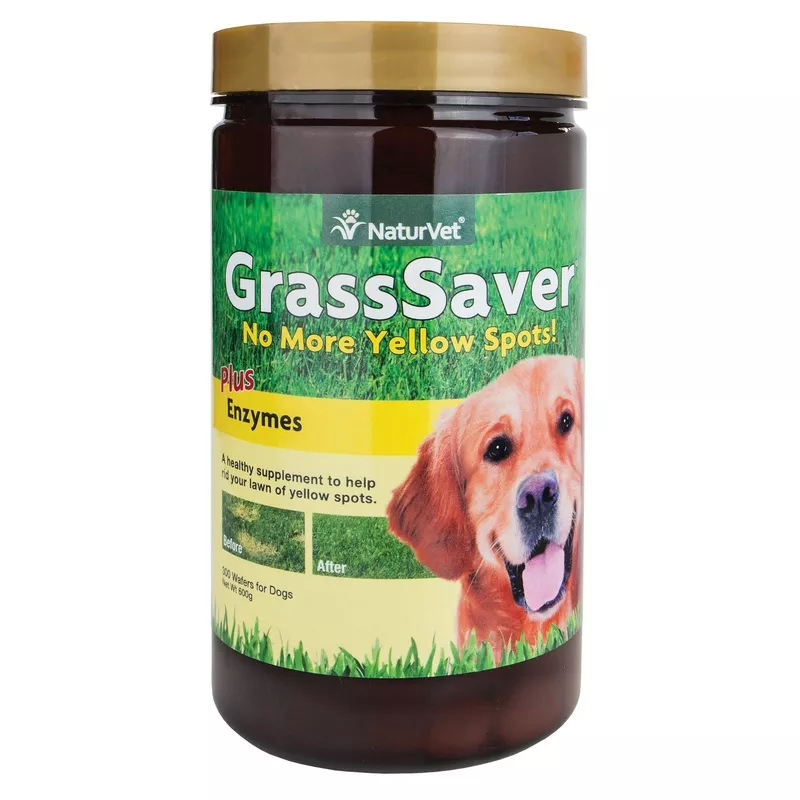 NaturVet GrassSaver Plus Enzymes for Dogs300 Chewable Wafers