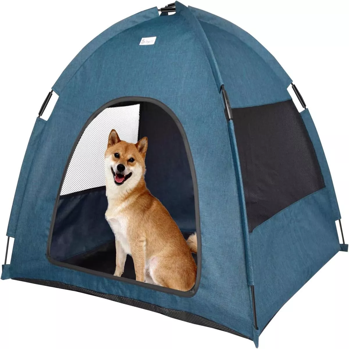 Navy Blue Large Outdoor Cat & Dog Tent – Waterproof, Washable, Indoor/Outdoor, Cave Nest Bed