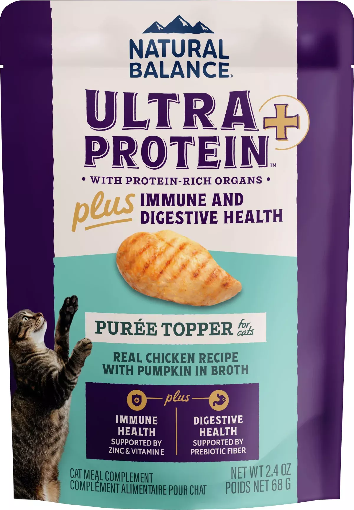 Nb Ultra Plus Protein Immune/Dig Health Cat Topper (Pack Of 24)