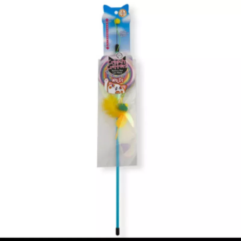 Necoichi Crinkly Critters Bouncy Bee Adjustable Cat Wand