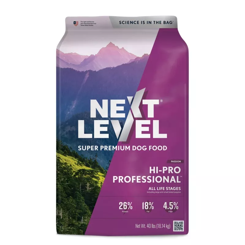 Next Level Hi-Pro Professional, Dry Dog Food, 40-lb Bag