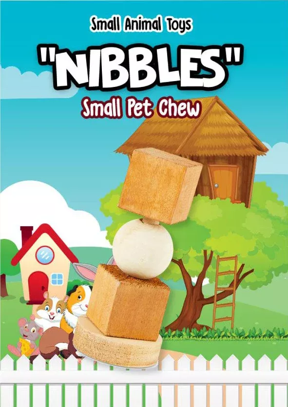 Nibbles Wooden Chew Tower Toy