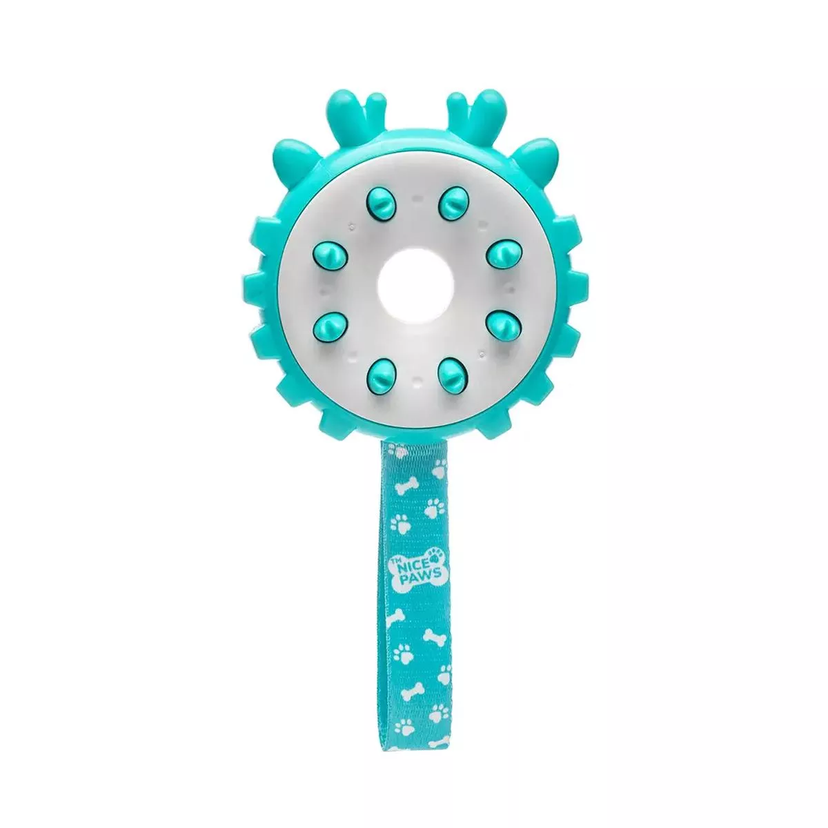 Nice Paws Pet Energy Ring Toy Turquoise