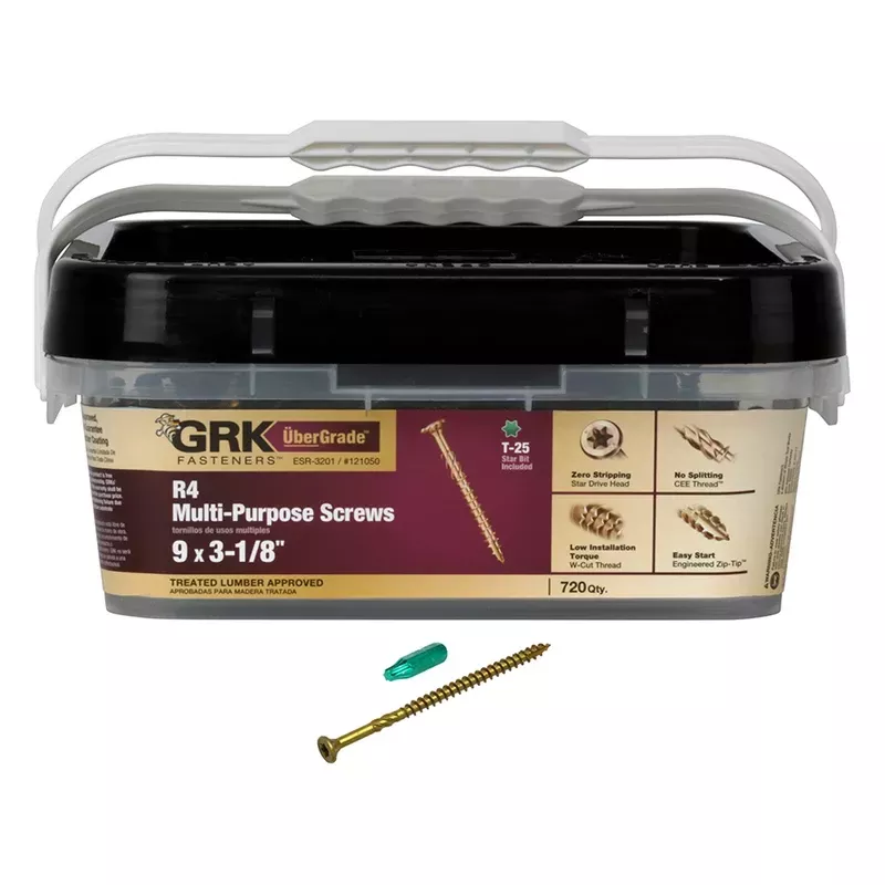 No. 9 X 3-1/8 In. L Star Climatek W-cut Multi-purpose Screws 720 Pk