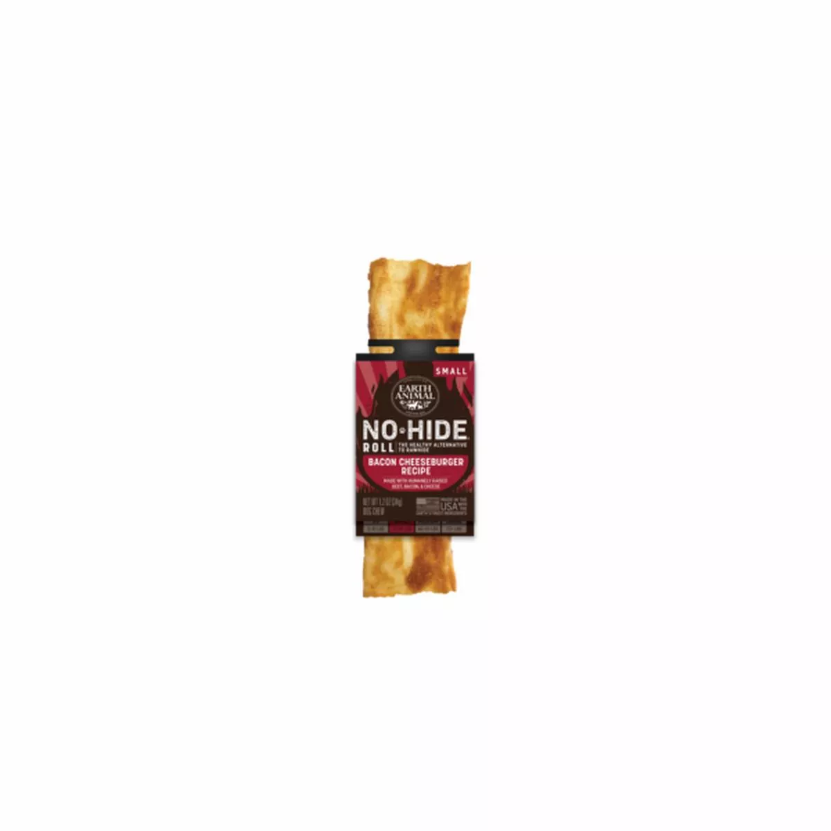 No-Hide Barbeque Collection Bacon Cheeseburger Rolls Dog Treats