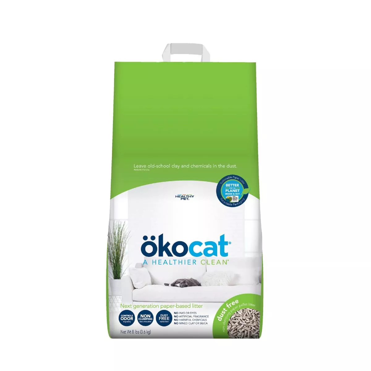 Non-Clumping Paper Pellet