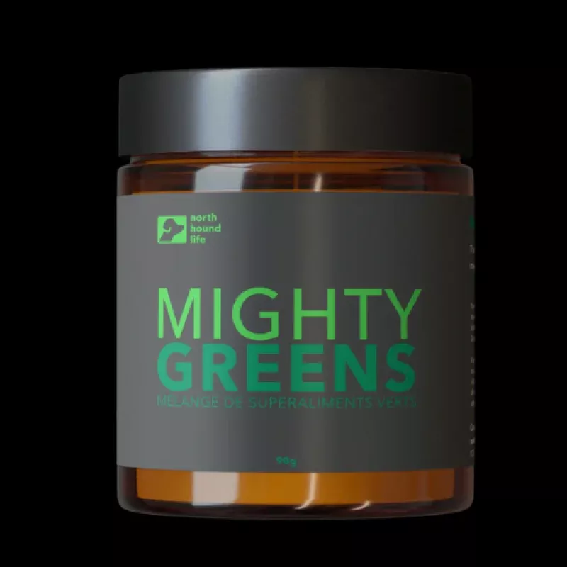 North Hound Life Mighty Greens Natural Wellness Boost Supplement for Dogs