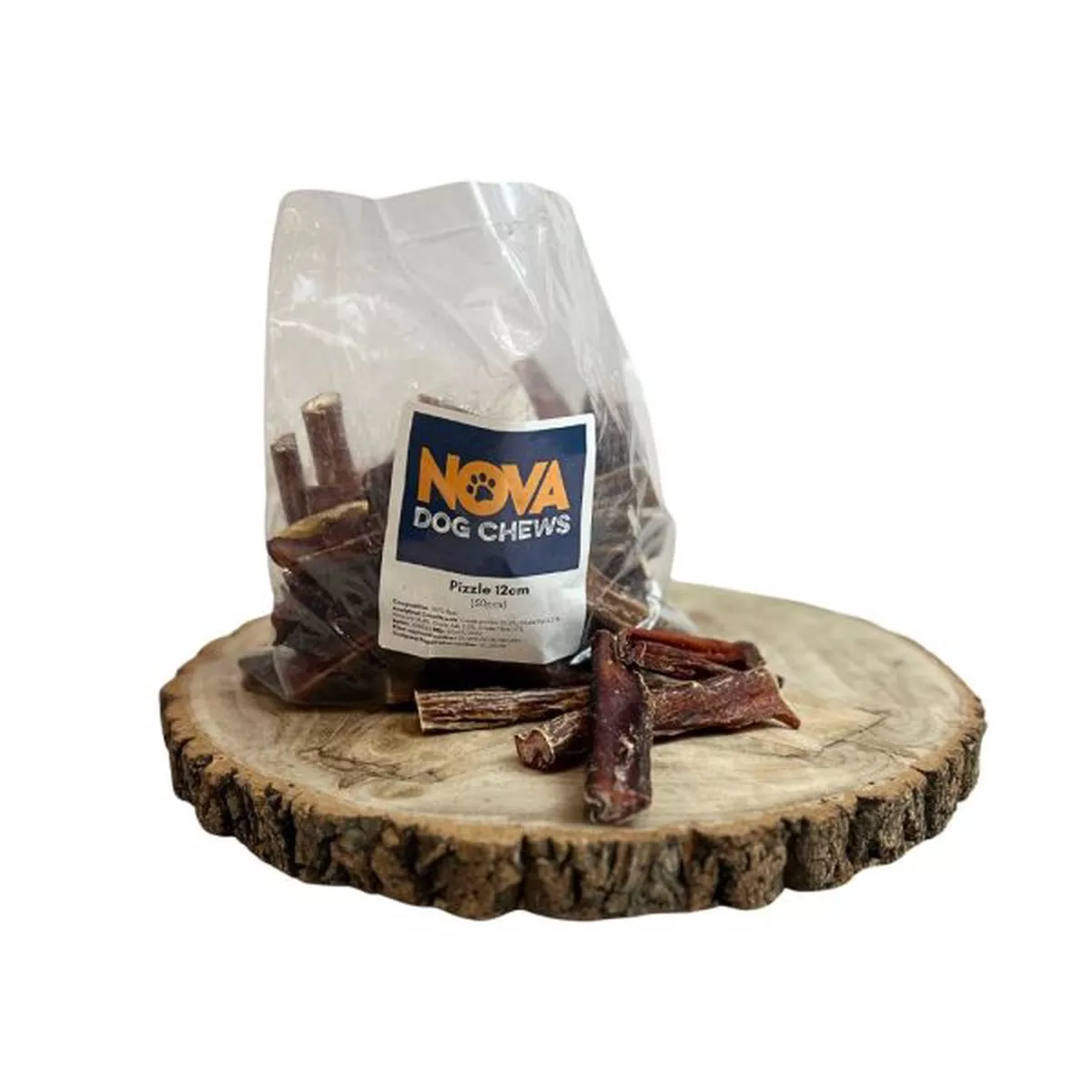 Nova Dog Chews Bull Pizzles 12cm (Pack of 50)