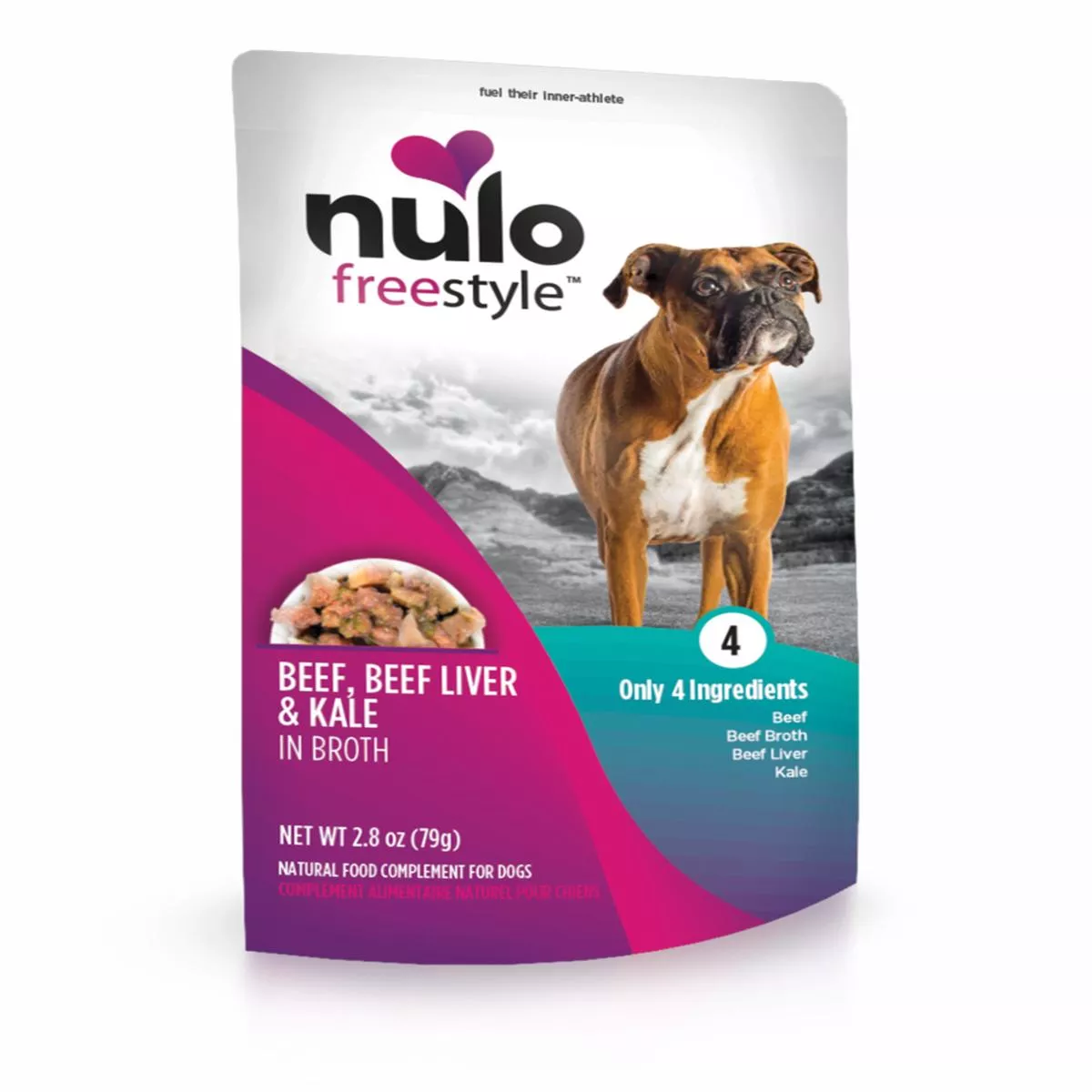 Nulo FreeStyle Beef, Beef Liver & Kale in Broth Recipe for Dogs