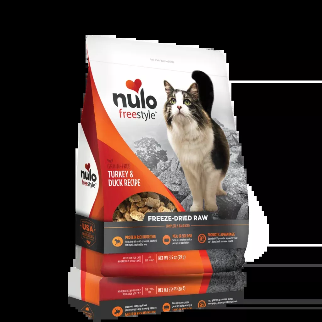 Nulo FreeStyle Freeze-Dried Raw Turkey & Duck Recipe for Cats