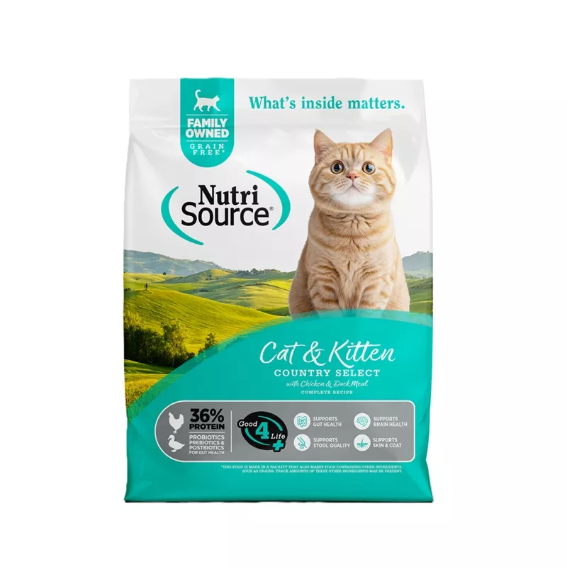 NutriSource Country SelectDry Cat Food, 4-lb Bag