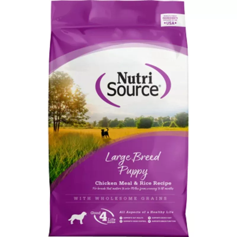 NutriSource Dog Dry Puppy Chicken & Rice Large Breed 5#