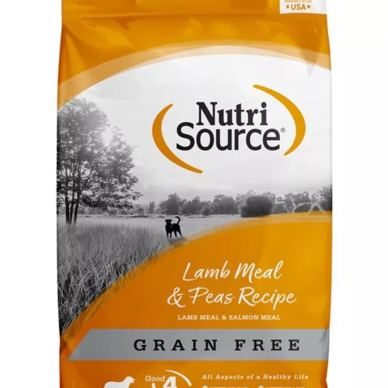 NutriSource Grain-Free Lamb Meal & Peas Formula Dry Dog Food30 lb