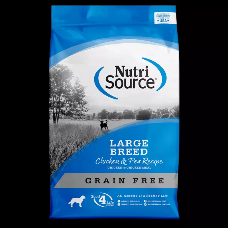 NutriSource Grain-Free Large Breed Chicken & Pea Formula Dry Dog Food