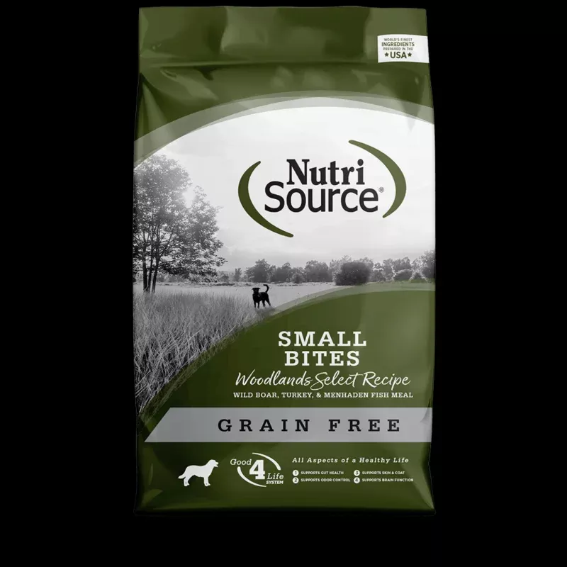 NutriSource Grain-Free Small Bites Woodlands Select Formula Dry Dog Food