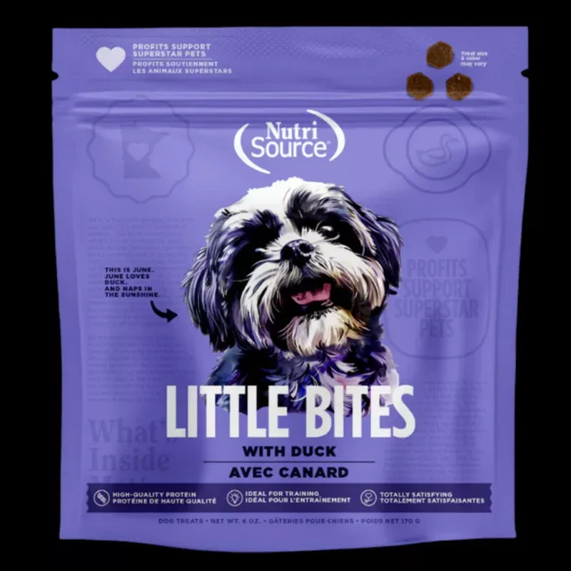 Nutrisource Little Bites Duck Dog Treats 6oz