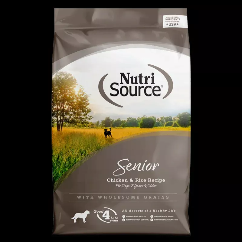 NutriSource Senior Chicken & Rice Formula Dry Dog Food