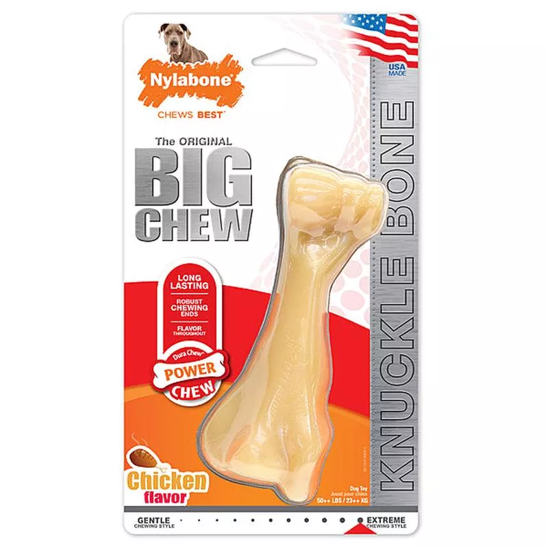 Nylabone Dura Chew Big Chew Knuckle Bone-Chicken Flavor
