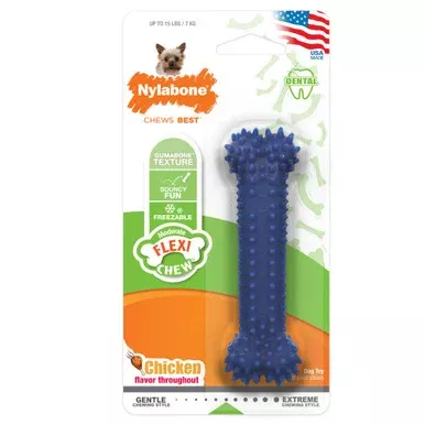 Nylabone Moderate Textured Dental Chew Dog Toy
