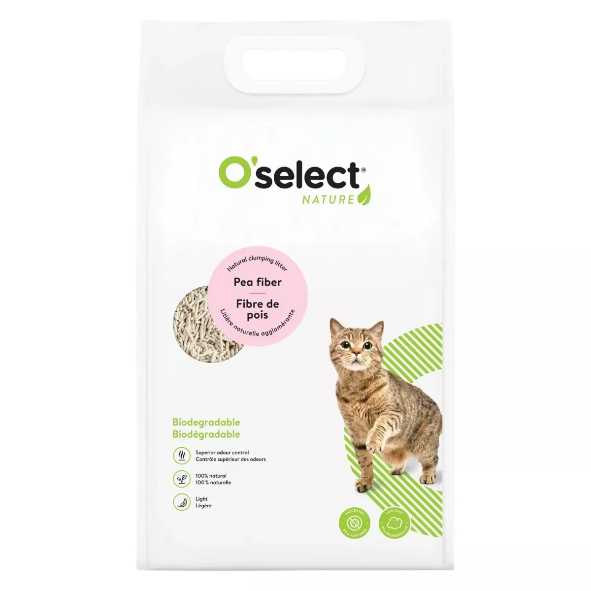 O'Select Natural Pea Fiber Clumping Litter - Unscented