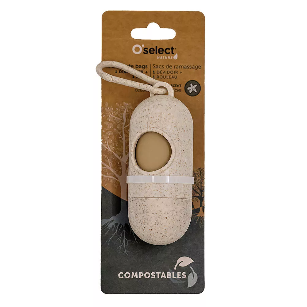 O'select, Poop Bag Dispenser - Vanilla - 15ct