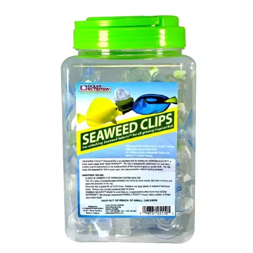 Ocean Nutrition, Ocean Nutrition Nutrition Feeding Frenzy Seaweed Clips, Clear, 1 Each/36 Pack