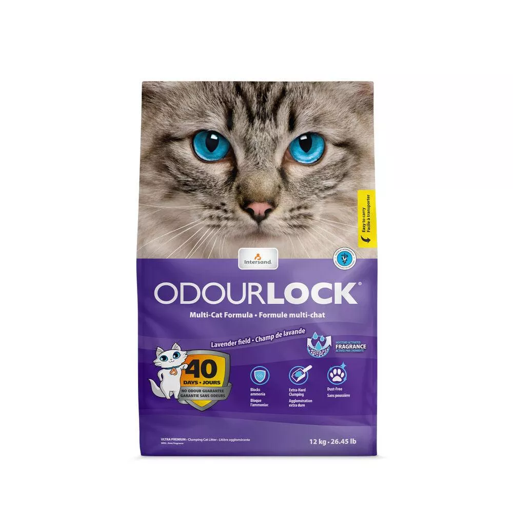 Odourlock Ultra Premium Lavender Clumping Litter