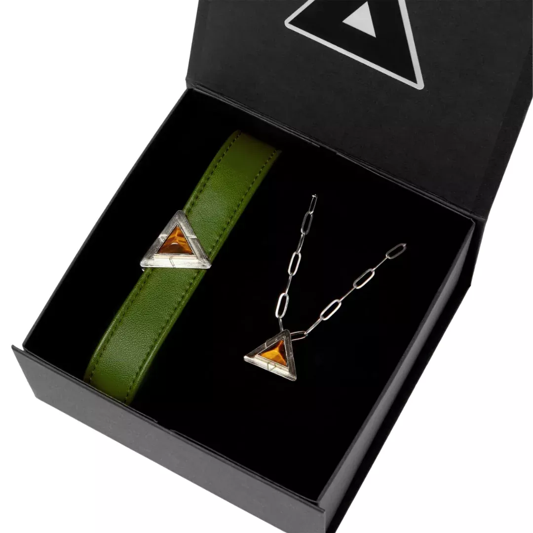 Olive Tiger Match Your Pet Gift Box Set