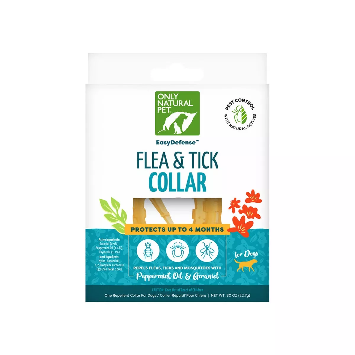 Only Natural Pet EasyDefense Flea & Tick Collar for Dogs