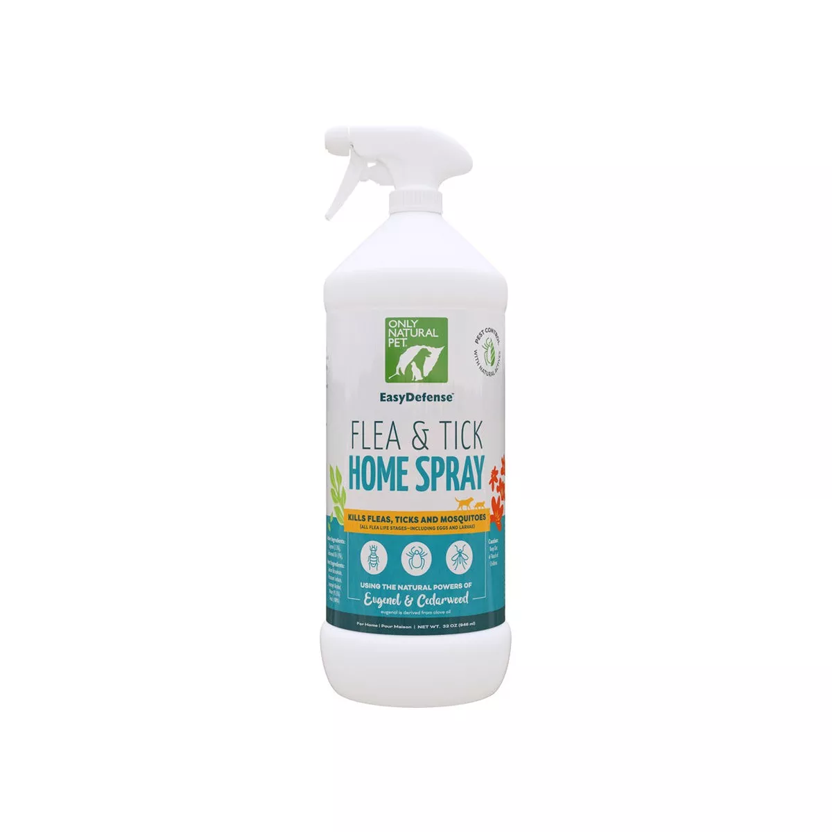 Only Natural Pet EasyDefense Flea & Tick Home Spray for Dogs & Cats