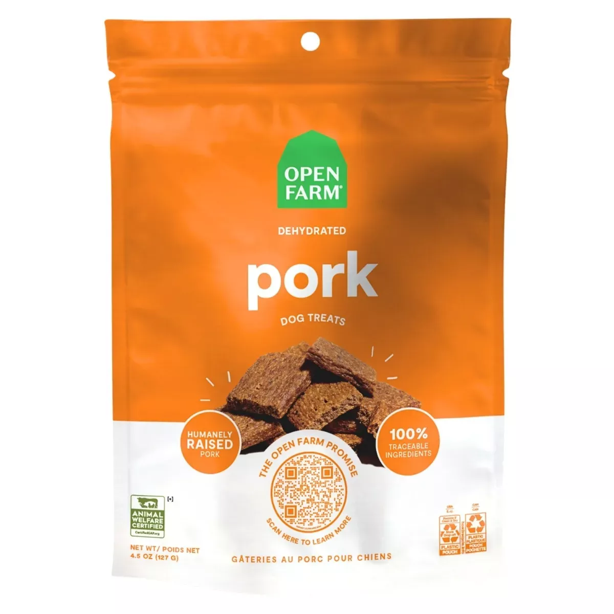 Open Farm Dehydrated Dog Treats - Pork