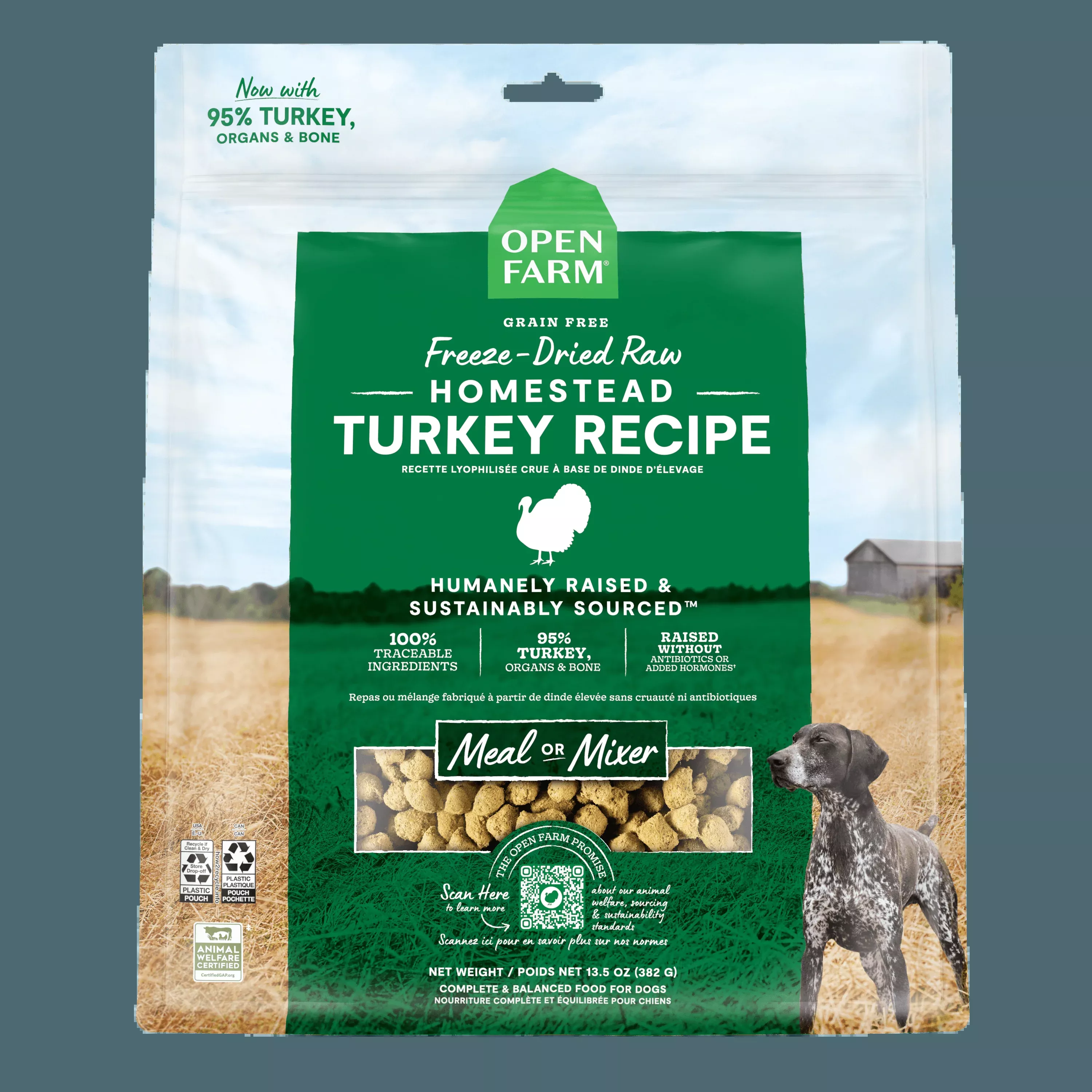 Open Farm Dog Food Homestead Turkey Freeze Dried Raw