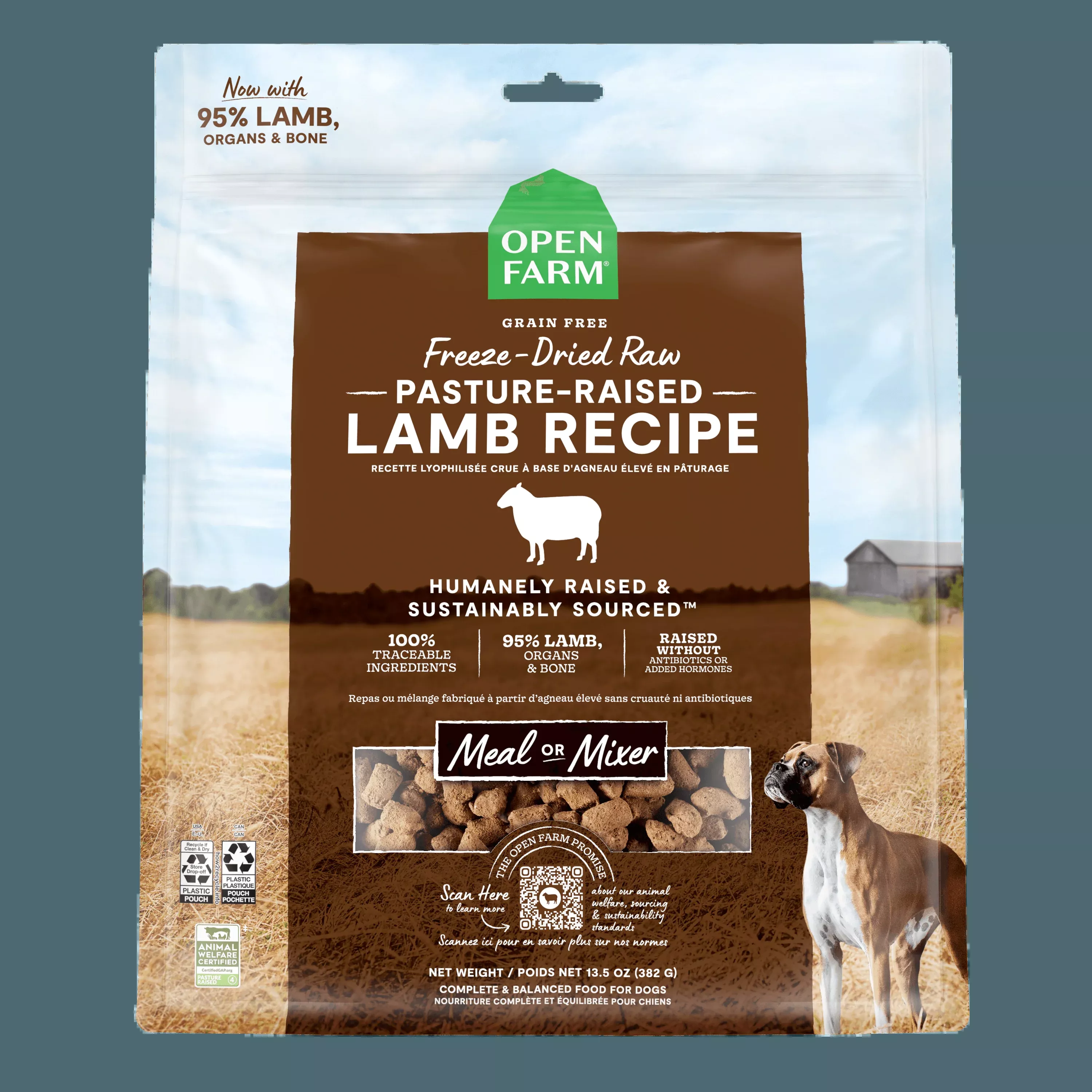 Open Farm Dog Food Pasture Raised Lamb Freeze Dried Raw