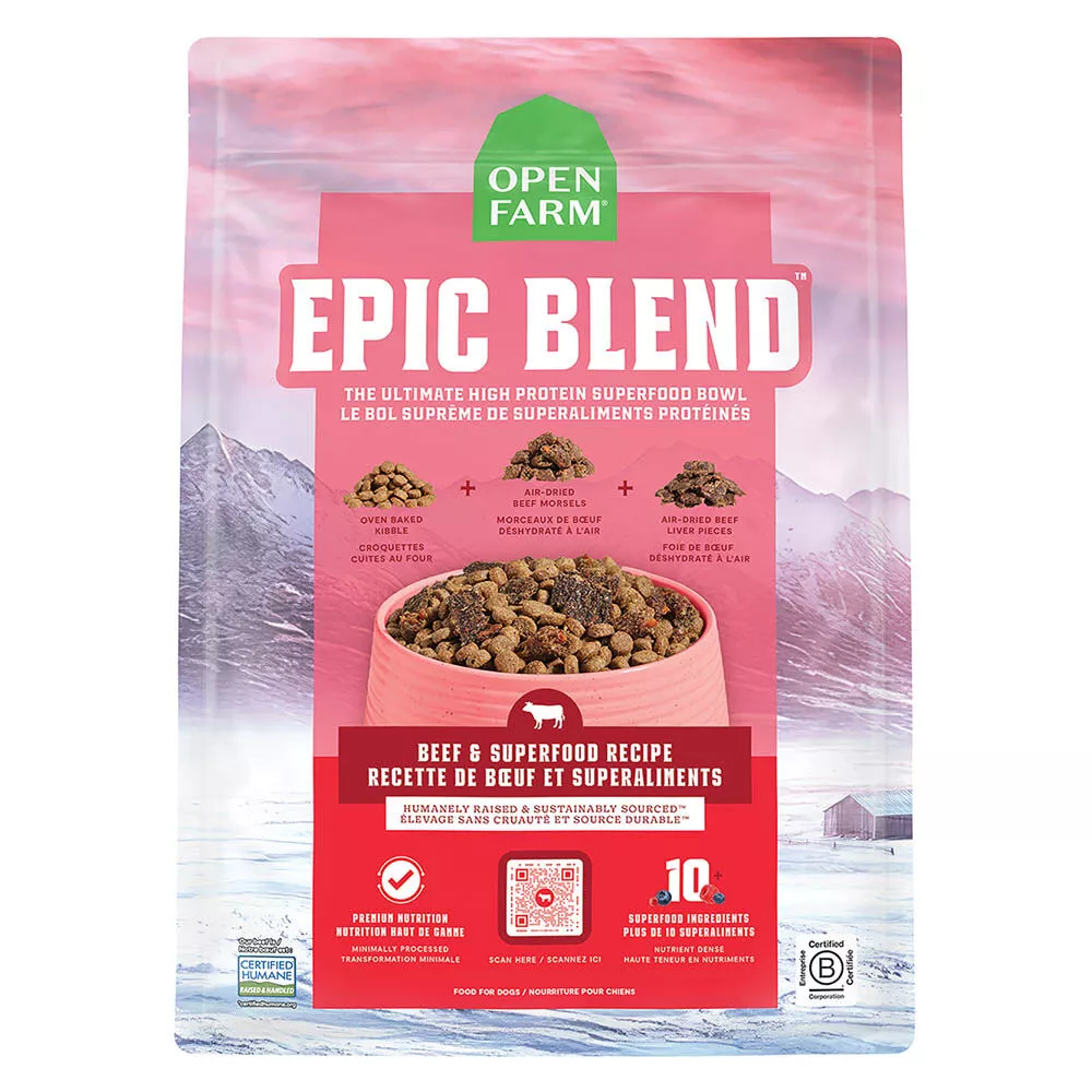 Open Farm, Epic Blend Beef & Superfood