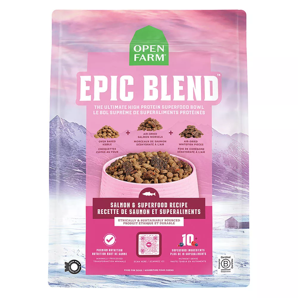 Open Farm, Epic Blend Salmon & Superfood