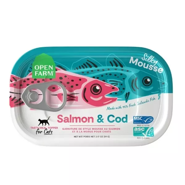 Open Farm Food Topper for Cats - Salmon & Cod
