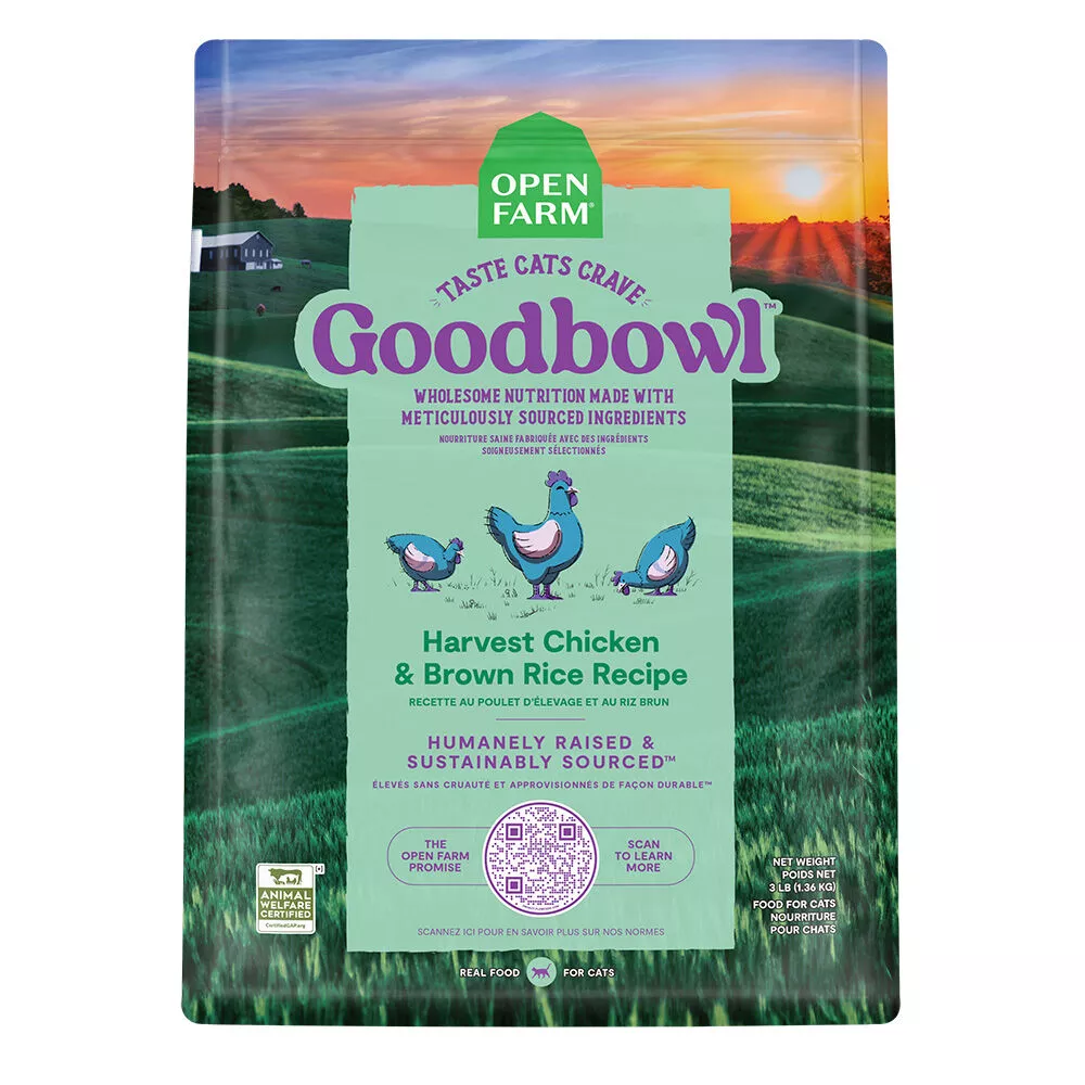 Open Farm, GoodBowl - Chicken & Brown Rice - Dry Cat Food