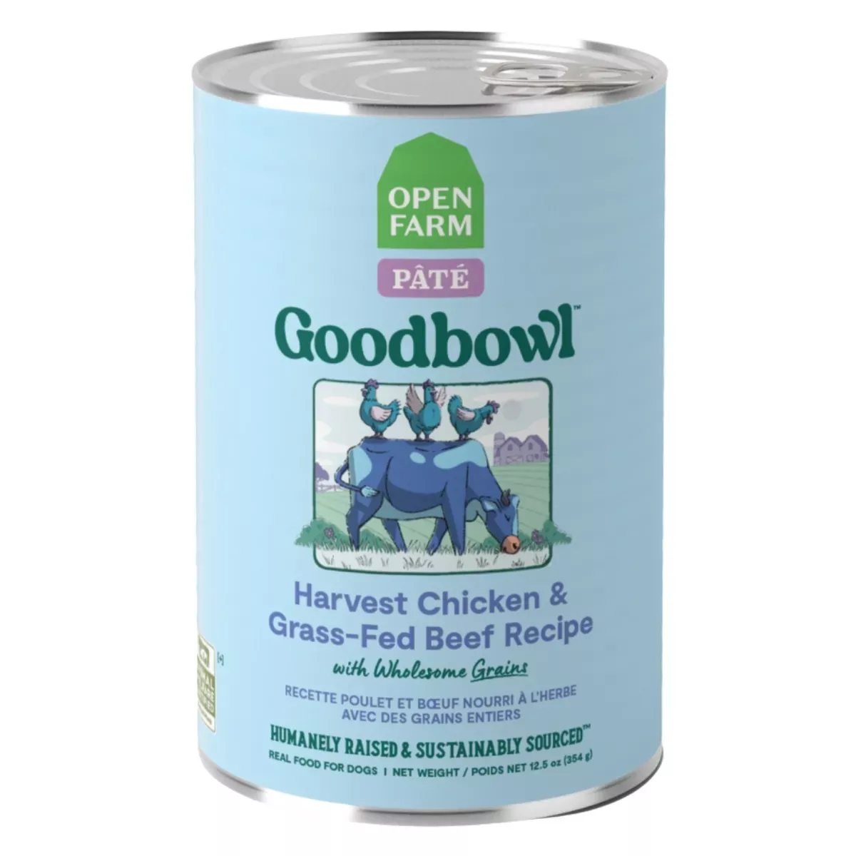 Open Farm Goodbowl Patés Wet Dog Food - Chicken & Beef Recipe