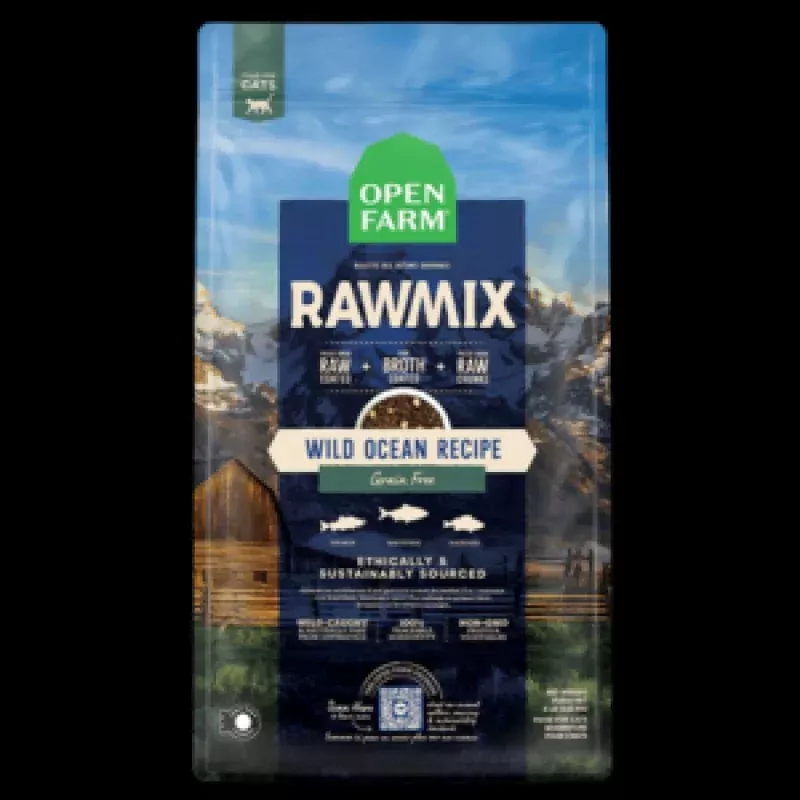 Open Farm Grain-Free Rawmix Wild Ocean Dry Cat Food