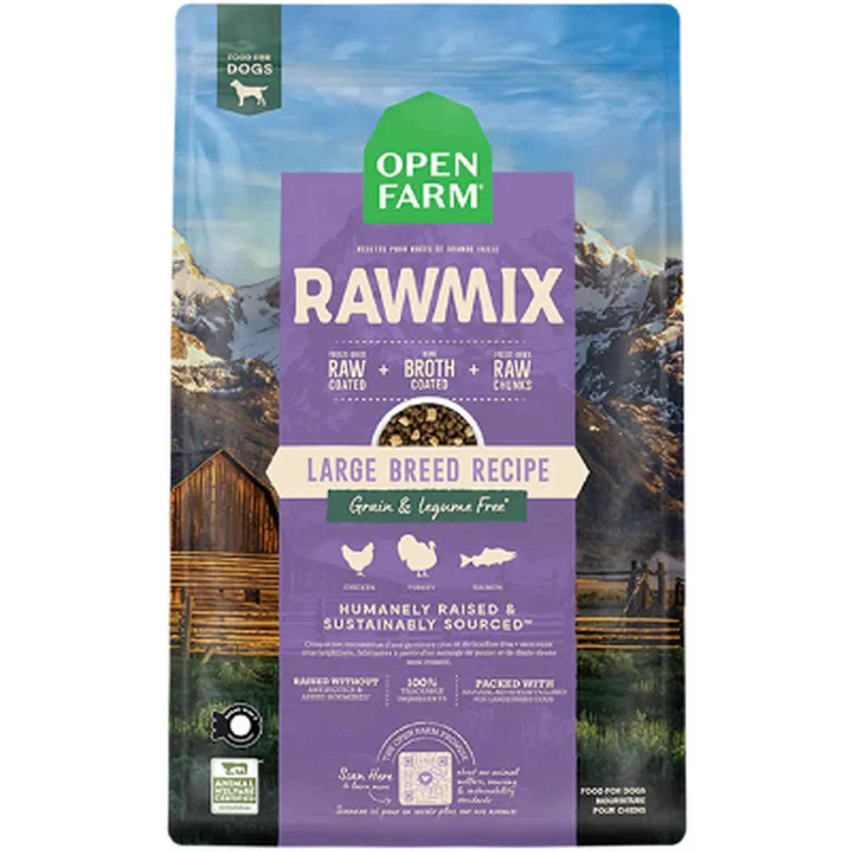 Open Farm Rawmix Grain Free Large Breed Dog Food