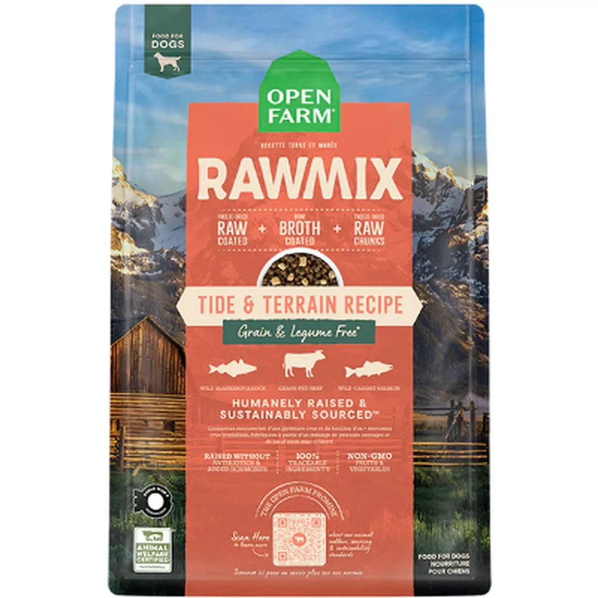 Open Farm Rawmix Tide & Terrain Grain Free Dog Food