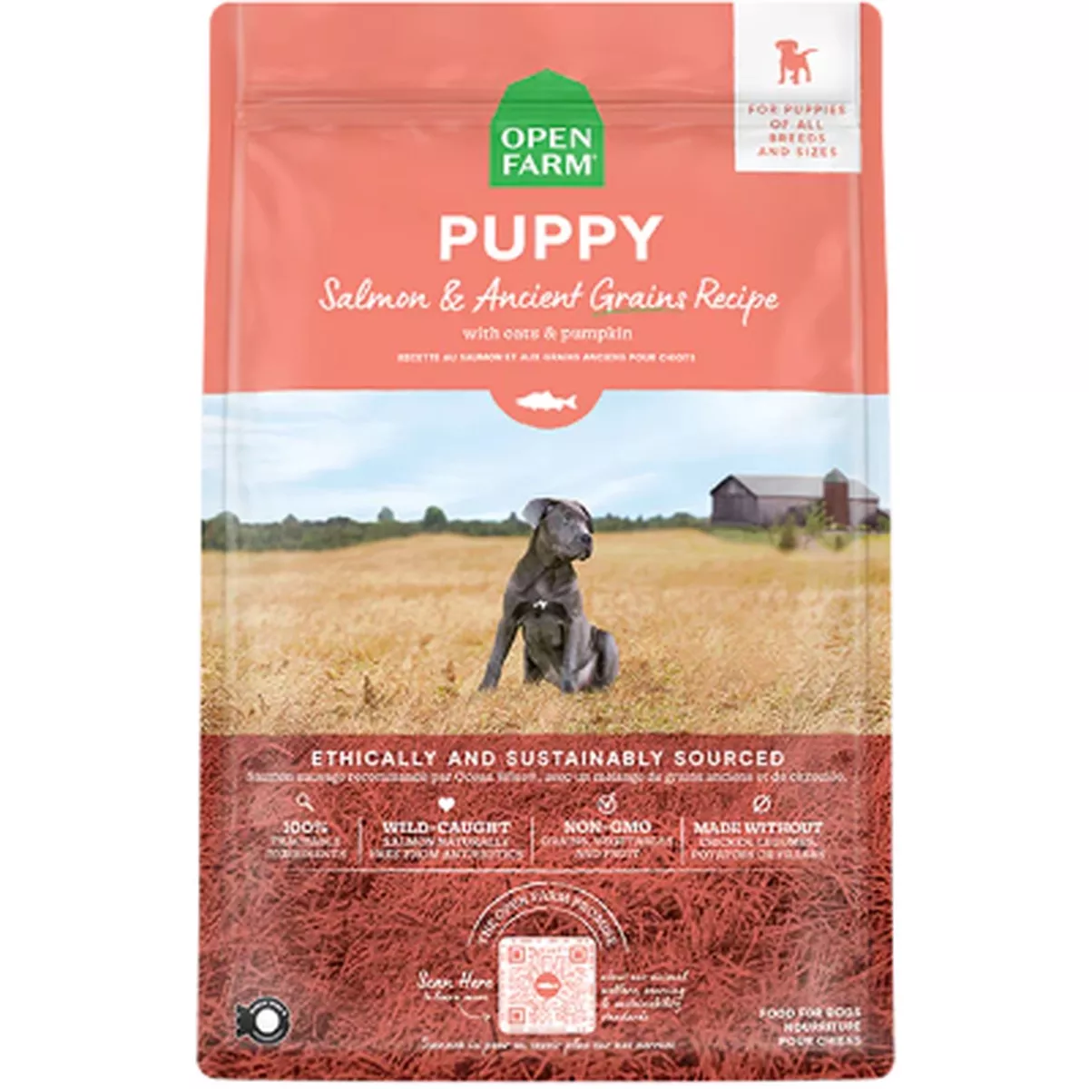 Open Farm Salmon and Ancient Grains Puppy Food