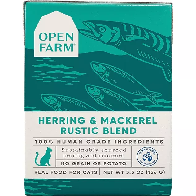 Open Farm Wet Cat Food Herring & Mackerel Rustic Blend