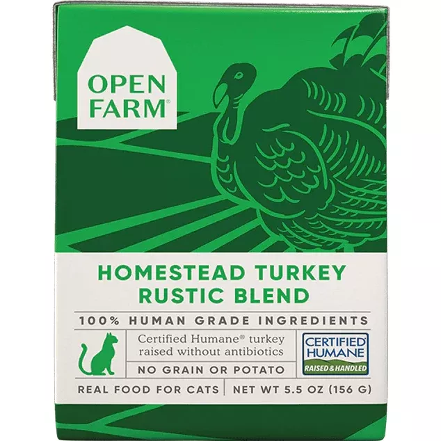 Open Farm Wet Cat Food Homestead Turkey Rustic Blend