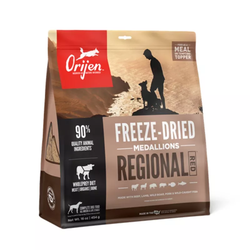 Orijen Medallions Regional Red Recipe, Freeze-Dried Dog Food